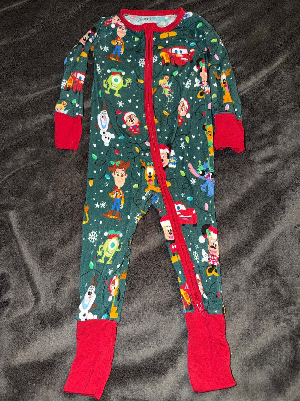 Little Sleepies x Pixar Christmas Convertible Footie